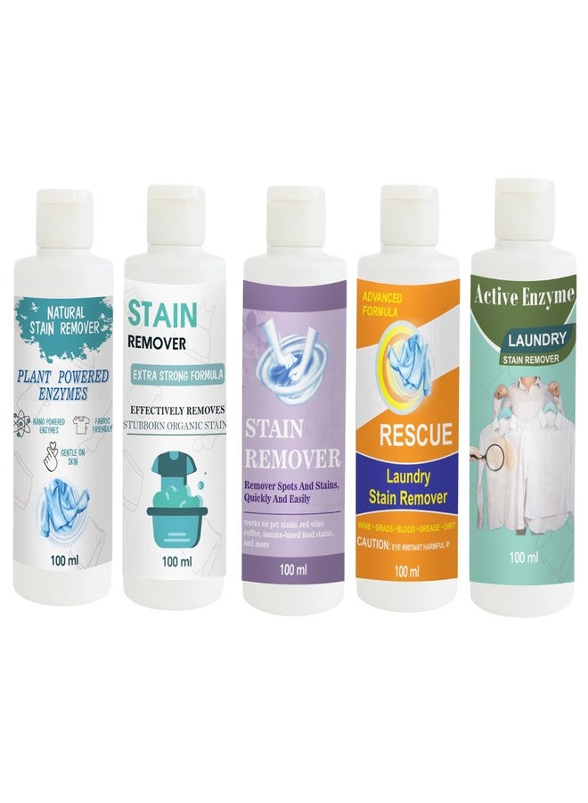 مجموعة مزيلات بقع توفوس: مزيل بقع القمصان، والدمى، والبنفسجي، والبرتقالي، والفستق | محلول تنظيف متعدد الأسطح للملابس والأقمشة والمفروشات (100 غرام لكل عبوة) - Image 1